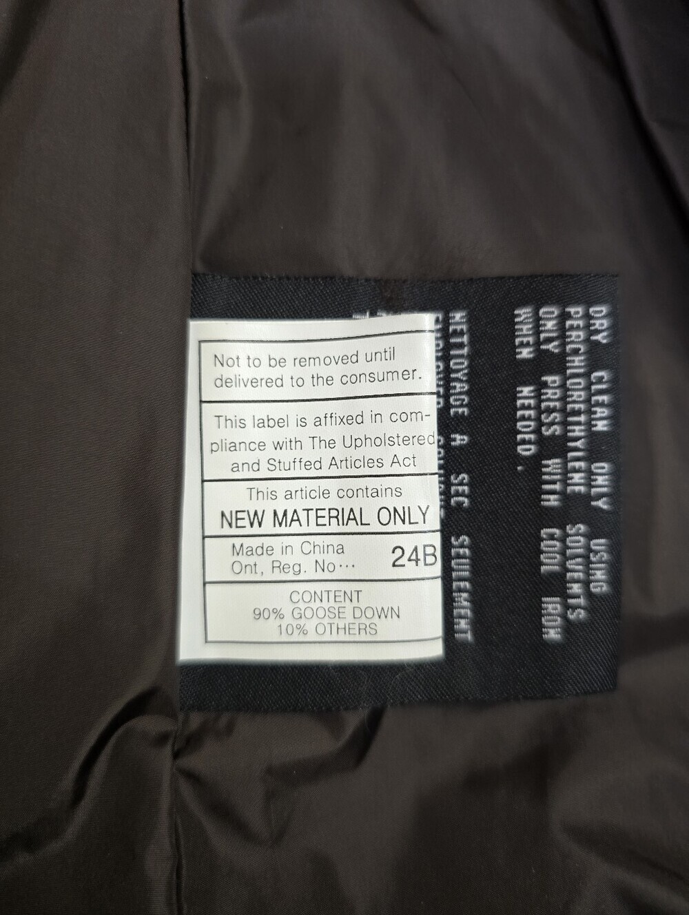 Andrew Marc Goose Down Long Puffer Coat Real Fur Hood Bronze Brown Sz. Small - Picture 9 of 15